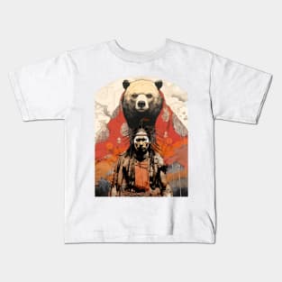 National Native American Heritage Month: The Bear Spirit Animal Kids T-Shirt